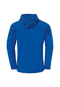 UHLSPORT - Tkana bluza z kapturem dla dzieci Uhlsport Goal 25 Evo. Typ kołnierza: kaptur. Kolor: niebieski