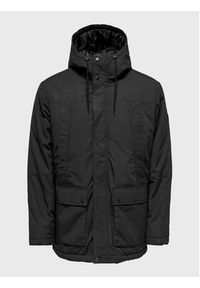 Only & Sons Parka Jayden 22022654 Czarny Regular Fit. Kolor: czarny. Materiał: syntetyk #3