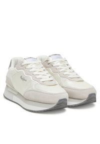 Pepe Jeans Sneakersy Rusper Shine PLS60033 Biały. Kolor: biały. Materiał: skóra, zamsz #4