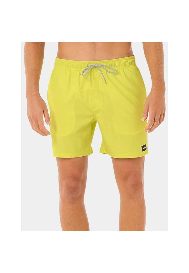 Spodenki surfingowe męskie Rip Curl Daily Volley Żółty. Kolor: zielony. Styl: sportowy