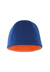 RESULT WINTER ESSENTIALS - Polarowa Czapka Dwustronna. Kolor: pomarańczowy, wielokolorowy, niebieski. Materiał: polar