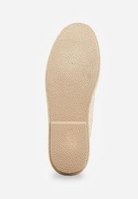 Born2be - Ciemnobeżowe Espadryle Vices na Podeszwie z Plecionki Sesaniela. Okazja: na co dzień, na randkę. Kolor: beżowy. Materiał: jeans. Obcas: na płaskiej podeszwie. Styl: boho, klasyczny, casual #4