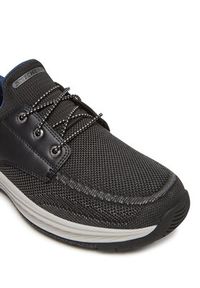 skechers - Skechers Sneakersy Meroe-Alden 205467/BLK Czarny. Kolor: czarny. Materiał: materiał #6