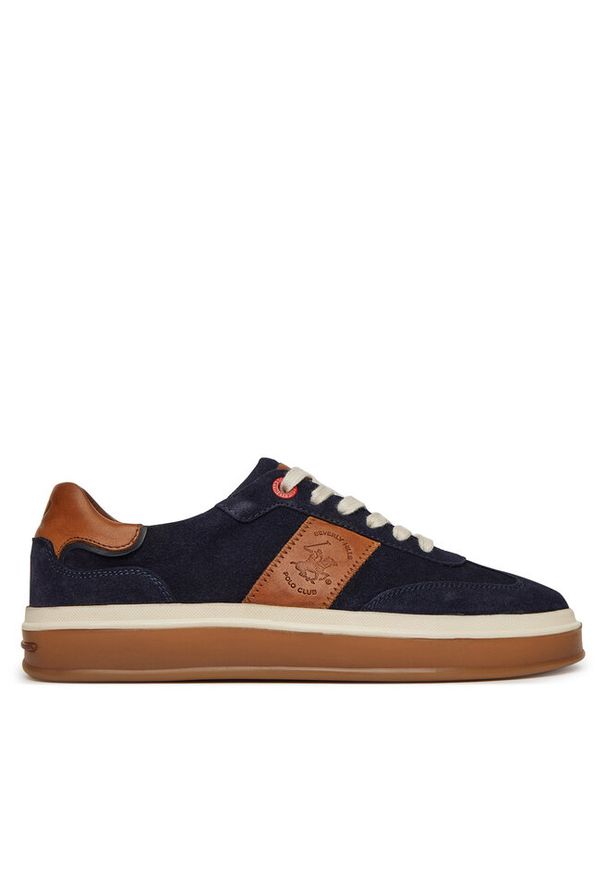 Sneakersy Beverly Hills Polo Club. Kolor: niebieski
