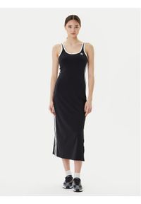Adidas - adidas Sukienka codzienna adicolor 3-Stripes JD4619 Czarny Slim Fit. Okazja: na co dzień. Kolor: czarny. Materiał: bawełna. Typ sukienki: proste. Styl: casual #1