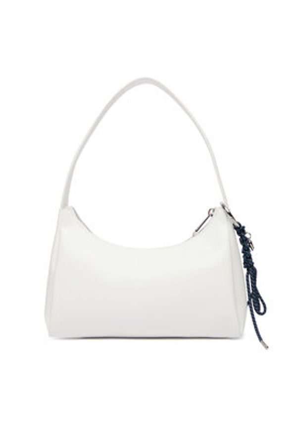 Tommy Jeans Torebka Tjw City Charm Shoulder Bag AW0AW18458 Biały. Kolor: biały. Materiał: skórzane
