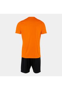 Zestaw Sportowy Joma Phoenix II 2XS - Pomarańczowy i Czarny, Komfort i Styl. Okazja: na uczelnię. Kolor: czarny, pomarańczowy, wielokolorowy. Materiał: poliester, dresówka. Styl: sportowy