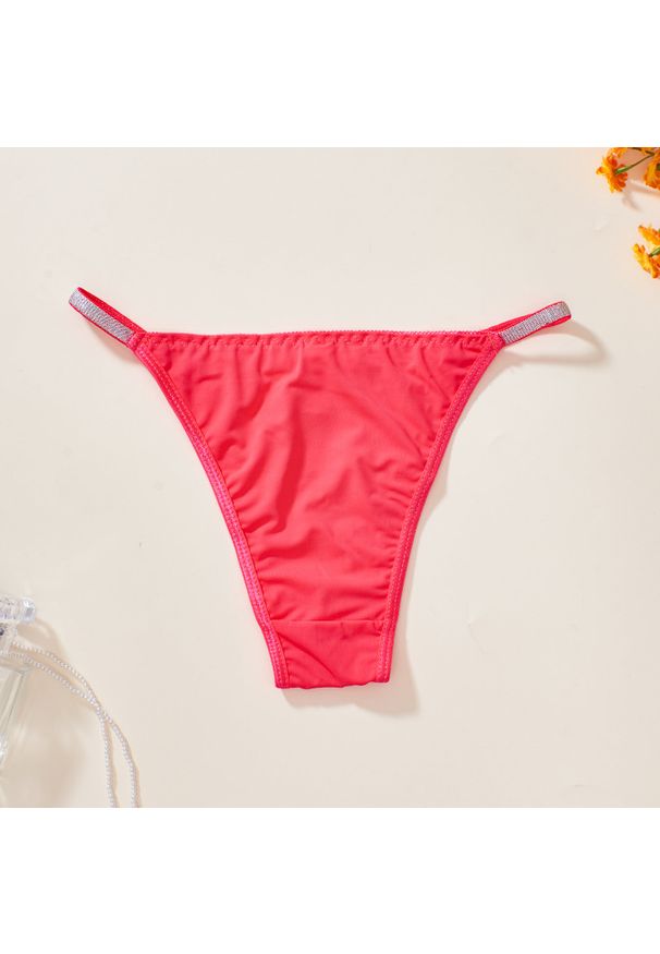 Intica - Figi bikini z elastycznym wykończeniem Pier. Kolor: czerwony. Materiał: materiał