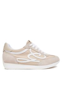 Guess Sneakersy FLPSKR SUE12 Beżowy. Kolor: beżowy. Materiał: skóra