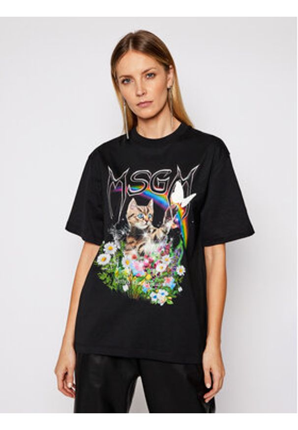 T-Shirt MSGM. Kolor: czarny