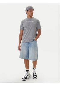 Kappa T-Shirt Feddu 311H7HW Szary Regular Fit. Kolor: szary. Materiał: bawełna #4