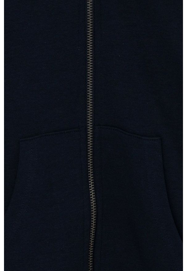 Jack & Jones Bluza dziecięca kolor granatowy z kapturem melanżowa. Okazja: na co dzień. Typ kołnierza: kaptur. Kolor: niebieski. Wzór: melanż. Styl: casual