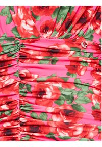 Kontatto Sukienka koktajlowa MG5004 Różowy Slim Fit. Kolor: różowy. Materiał: syntetyk. Styl: wizytowy #3