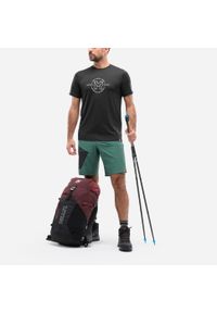 Koszulka męska z krótkim rękawem Millet Ubic Light Ts Ss M active fit. Kolor: czarny. Materiał: tkanina, mesh. Długość rękawa: krótki rękaw. Długość: krótkie. Wzór: nadruk
