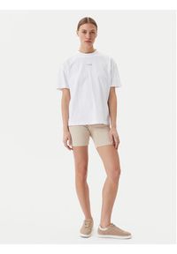 Calvin Klein Jeans T-Shirt Placed Institutional J20J225539 Biały Relaxed Fit. Kolor: biały. Materiał: bawełna #3
