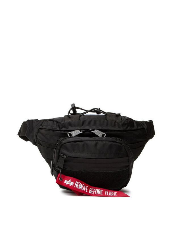 Alpha Industries Nerka Tactical Waist Bag 128925 Czarny. Kolor: czarny. Materiał: materiał