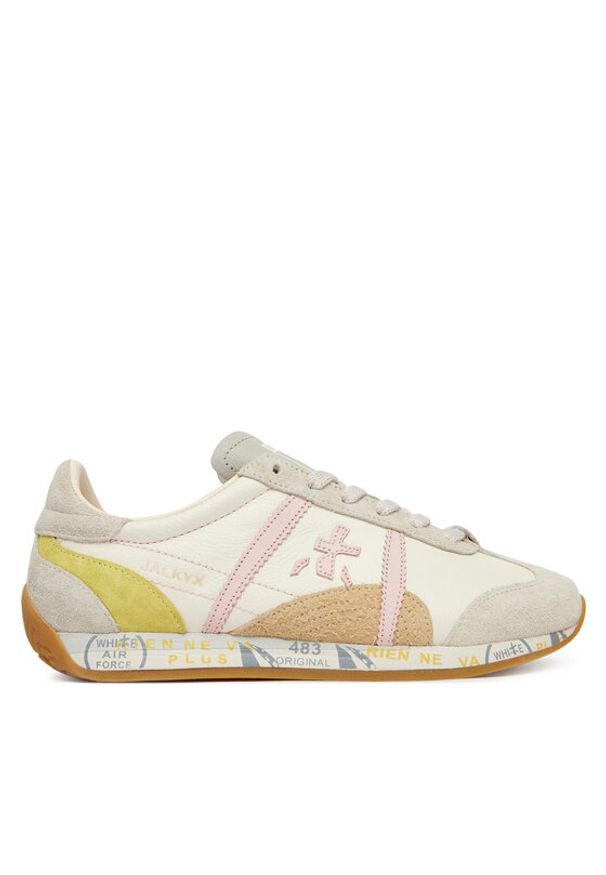 Premiata Sneakersy Jackyx25D Var 8230 Kolorowy. Materiał: skóra, zamsz. Wzór: kolorowy