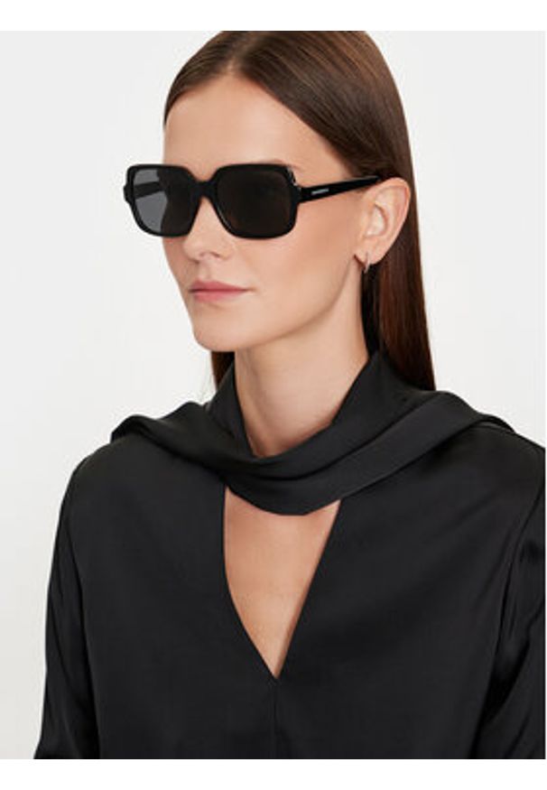 Emporio Armani Okulary przeciwsłoneczne 0EA4195 501787 Czarny. Kolor: czarny