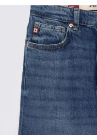 Big-Star - Jeansy damskie z szeroką nogawką niebieskie Atrea 389. Okazja: na co dzień. Stan: podwyższony. Kolor: niebieski. Styl: casual, klasyczny, vintage, elegancki #2