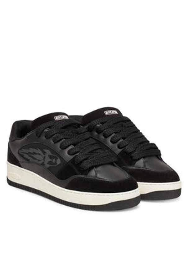 Enterprise Japan Sneakersy BB5013 PX234 Czarny. Kolor: czarny. Materiał: skóra