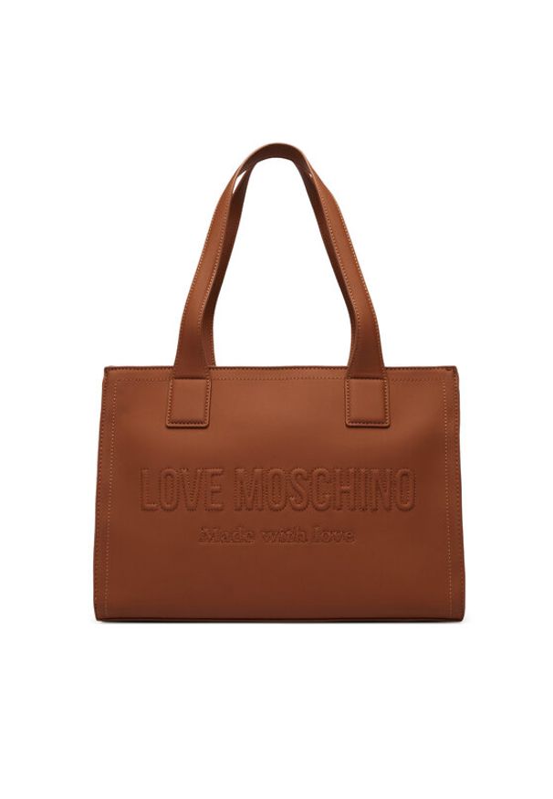 Love Moschino - LOVE MOSCHINO Torebka JC4045PP1OLE0200 Brązowy. Kolor: brązowy. Materiał: skórzane