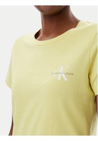 Calvin Klein Jeans Komplet 2 t-shirtów J20J219734 Żółty Slim Fit. Kolor: żółty. Materiał: bawełna #6