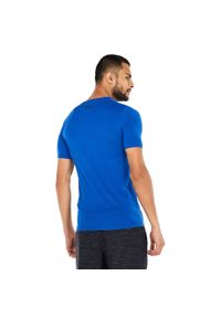 Under Armour - Koszulka Męska Z Logo. Kolor: niebieski. Sport: turystyka piesza
