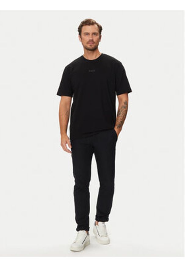 BOSS - Boss T-Shirt 50519368 Czarny Oversize. Kolor: czarny. Materiał: bawełna