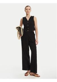 Vero Moda Kamizelka garniturowa Caia 10333795 Czarny Regular Fit. Kolor: czarny. Materiał: bawełna #3
