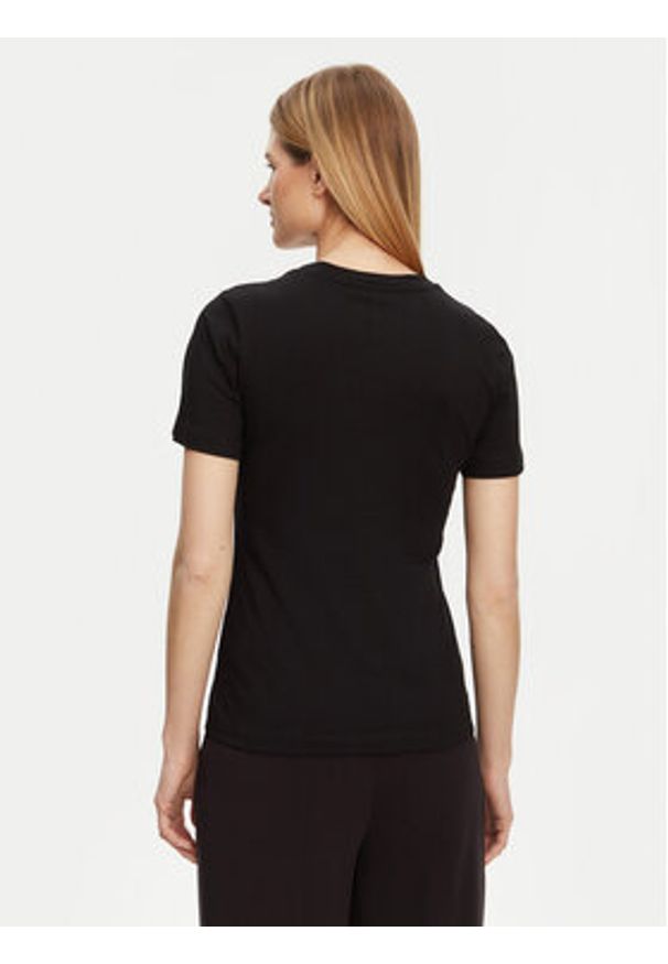 Marciano Guess T-Shirt 5RGI02 6298A Czarny Regular Fit. Kolor: czarny. Materiał: bawełna