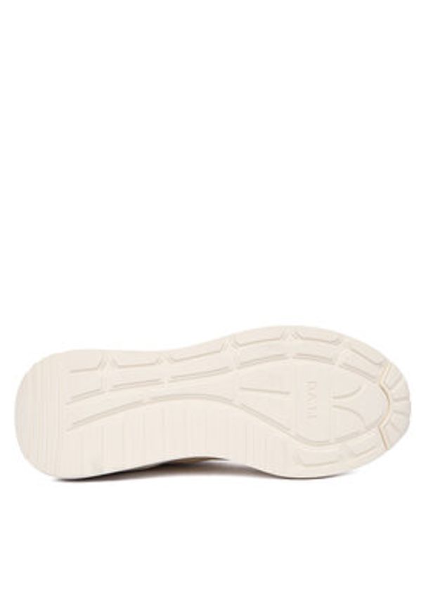 D.A.T.E. Sneakersy Fuga Shiny W431-FG-SH Beżowy. Kolor: beżowy. Materiał: skóra