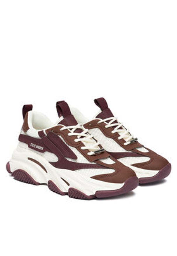 Steve Madden Sneakersy SM11004652 Biały. Kolor: biały. Materiał: skóra