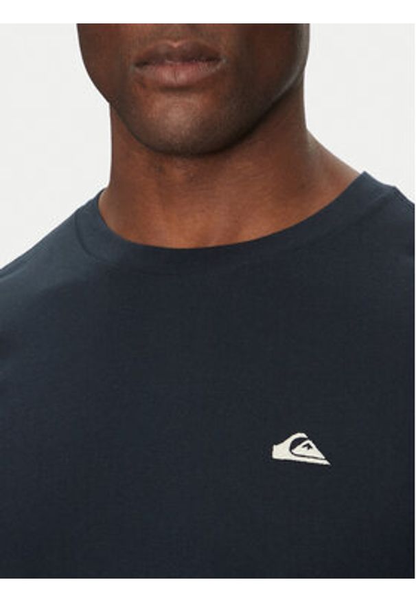 Quiksilver T-Shirt EQYZT07711 Granatowy Regular Fit. Kolor: niebieski. Materiał: bawełna