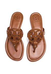 Tory Burch Japonki Miller 50008694 Brązowy. Kolor: brązowy. Materiał: skóra #3