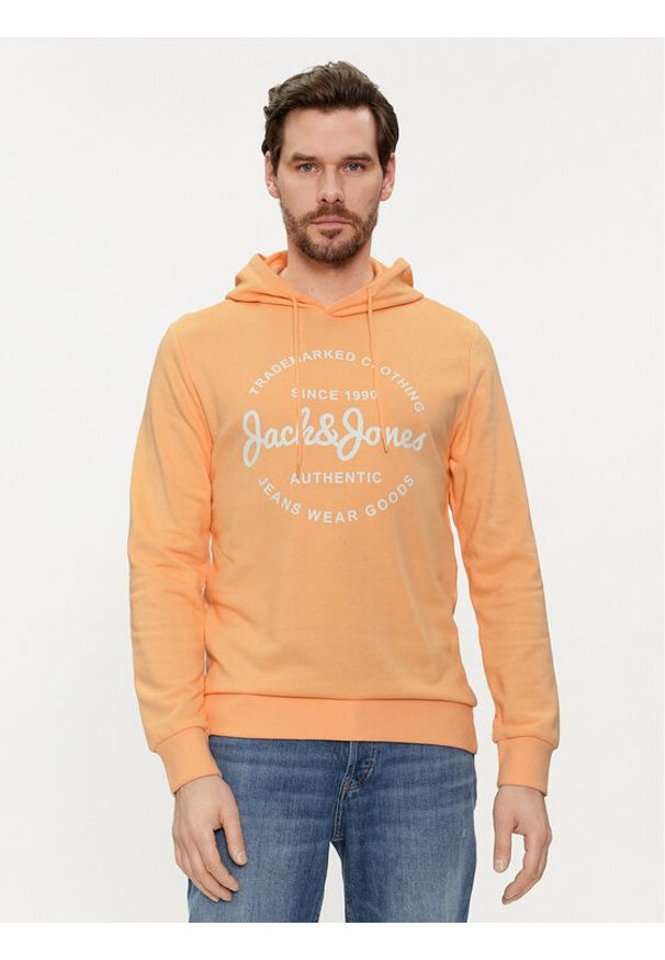 Jack & Jones Bluza Forest 12249237 Pomarańczowy Standard Fit. Kolor: pomarańczowy. Materiał: bawełna, syntetyk