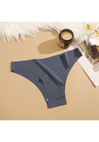 Intica - Figi bezszwowe niewidoczne pod ubraniem Ghazala. Kolor: szary. Materiał: materiał, skóra