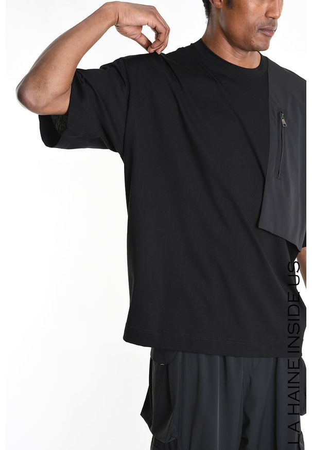 La Haine Inside Us T-Shirt | 3Z M1214 | Mężczyzna | Czarny. Kolor: czarny. Materiał: bawełna. Wzór: aplikacja