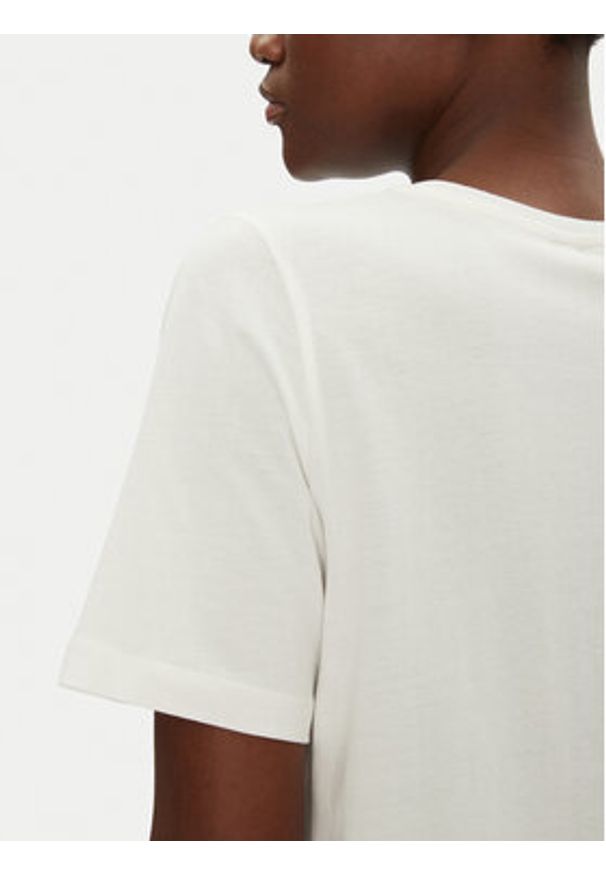 Fransa T-Shirt 20615334 Biały Regular Fit. Kolor: biały. Materiał: bawełna