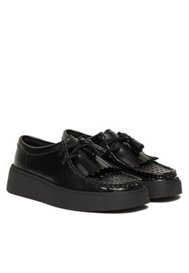 Clarks Półbuty Torview W 26184943 Czarny. Kolor: czarny. Materiał: skóra