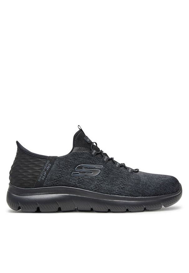 skechers - Skechers Sneakersy Key Pace 232469 BBK Czarny. Kolor: czarny. Materiał: materiał