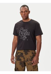 G-Star RAW - G-Star Raw T-Shirt HD Print D26824-D975 Czarny Regular Fit. Kolor: czarny. Materiał: bawełna. Wzór: nadruk
