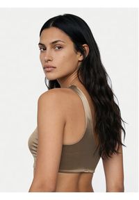 Calvin Klein Swimwear Góra od bikini LV00Q61114 Brązowy. Kolor: brązowy. Materiał: syntetyk #4