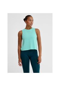 Damski krótki podkoszulek Hummel Mt Vanja. Kolor: zielony, niebieski, wielokolorowy. Długość: krótkie. Sport: fitness #1