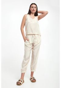 Marella - Top damski jedwabny Meana MARELLA MONOCHROME. Materiał: jedwab