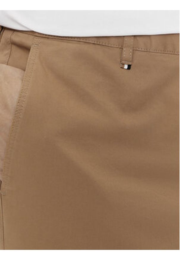 BOSS - Boss Chinosy C-Genius-W-241 50509778 Beżowy Slim Fit. Kolor: beżowy. Materiał: bawełna