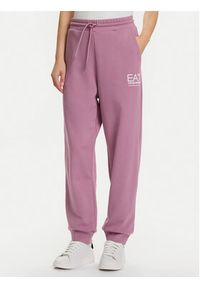 EA7 Emporio Armani Dres 7W000420 AF12473 UA272 Różowy Relaxed Fit. Kolor: różowy. Materiał: bawełna #4