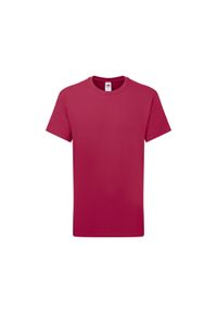 FRUIT OF THE LOOM - Koszulka Dziecięca Iconic 195. Kolor: różowy