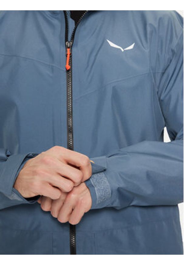 Salewa Kurtka outdoor Puez 28505 Niebieski Regular Fit. Kolor: niebieski. Materiał: syntetyk. Sport: outdoor