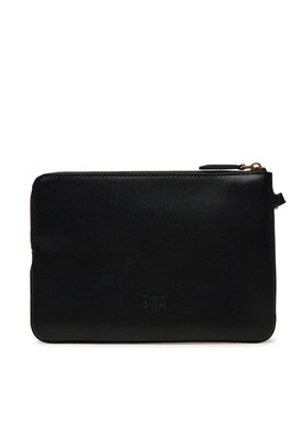 Pinko - PINKO Torebka Wristlet PE 25 PCPL 104353 A0F1 Czarny. Kolor: czarny. Materiał: skórzane
