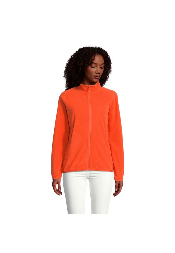 SOL'S - Damski polar Sol's Factor. Kolor: pomarańczowy. Materiał: polar